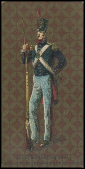 10 US Artillery Sergeant 1835